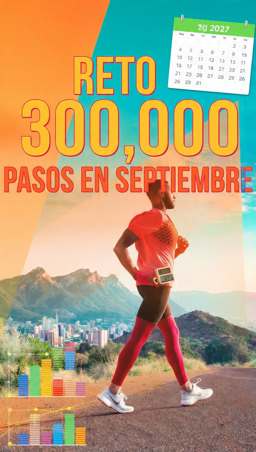 300 thousand steps in September
